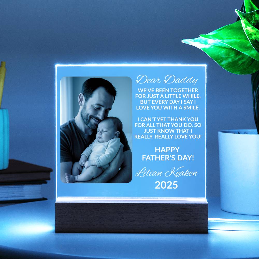 Father’s Day Gift – Custom Photo Acrylic Plaque