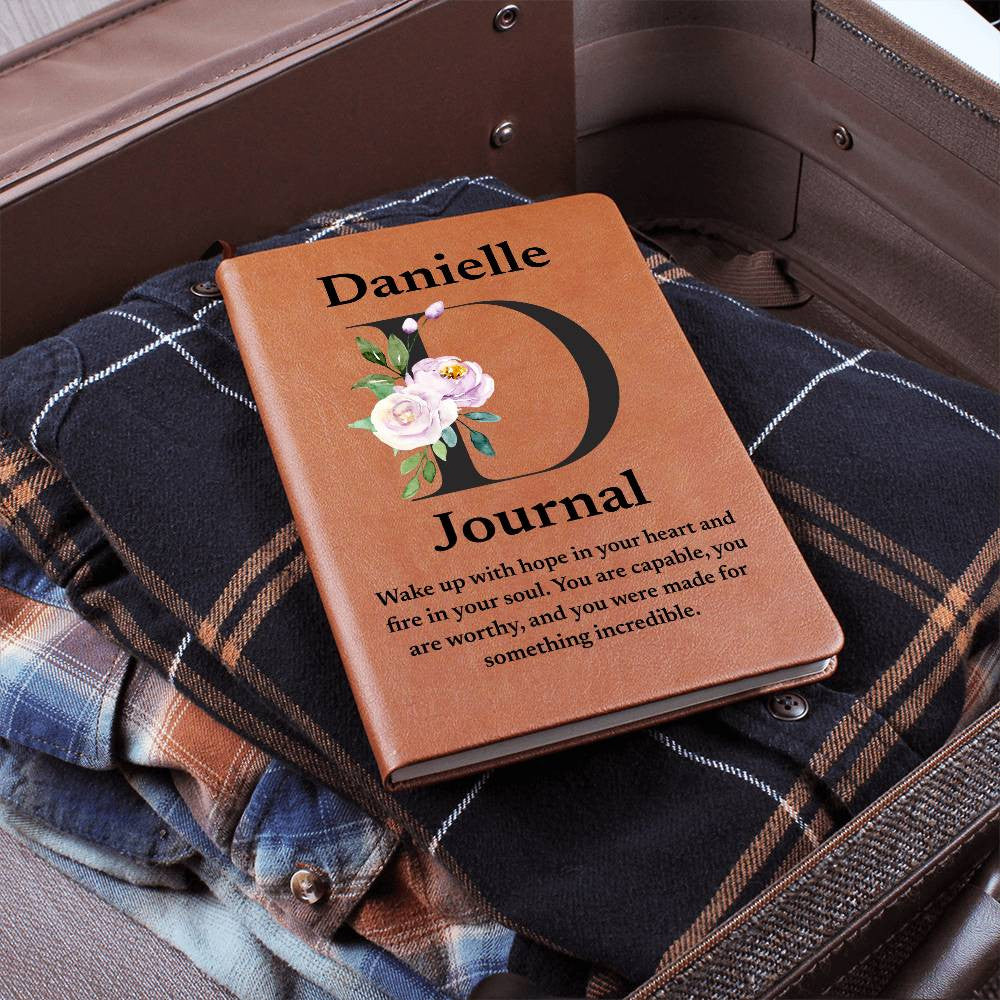 Personalized Diary Vegan Leather Journal (v3)