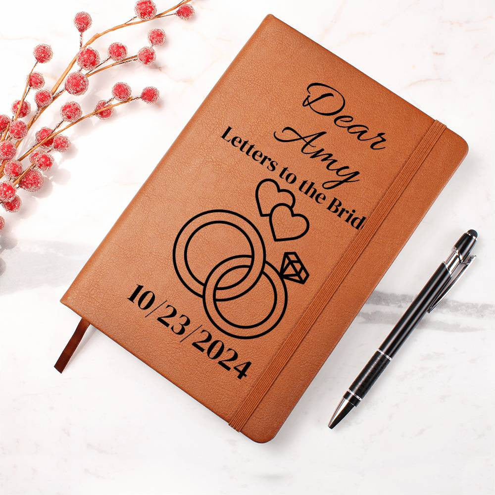 Letters to the Bride Vegan Leather Journal (v3)