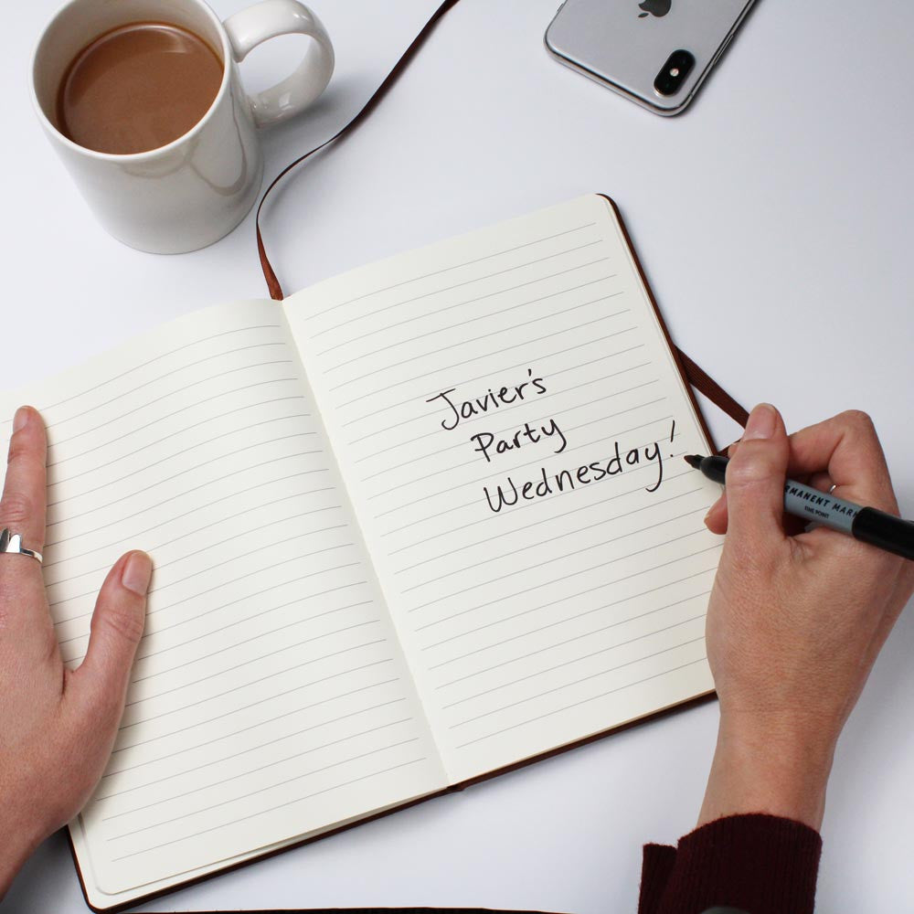Personalized Diary Vegan Leather Journal (v1)