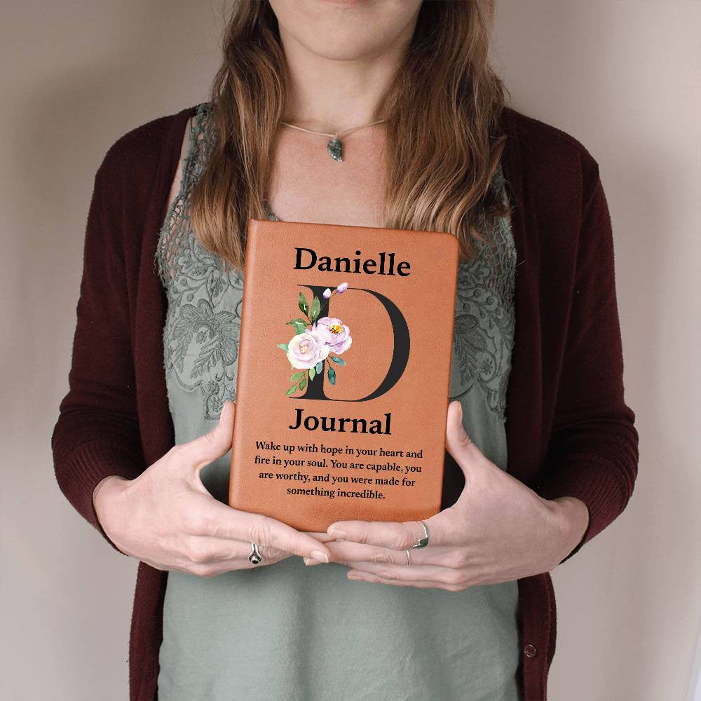 Personalized Diary Vegan Leather Journal (v3)