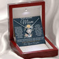 Amazing Mom - Learned From You Necklace 14K White Gold Finish / Luxury Box Jewelry Giftinum