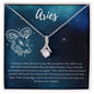 Aries alluring beauty 14K White Gold Finish / Standard Box Jewelry Giftinum