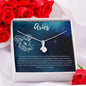 Aries alluring beauty 14K White Gold Finish / Standard Box Jewelry Giftinum