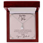Beautiful Alluring Beauty Necklace for your Wife 14K White Gold Finish / Luxury Box / Luxury Box Jewelry Giftinum