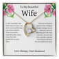 Beautiful Wife - I still remember the first time we met 14k White Gold Finish / Two-Toned Box Jewelry Giftinum