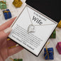 Beautiful Wife - That day I prayed for God 14k White Gold Finish / Two-Toned Box Jewelry Giftinum
