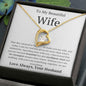 Beautiful Wife - That day I prayed for God 18k Yellow Gold Finish / Two-Toned Box Jewelry Giftinum