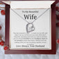 Beautiful Wife - That day I prayed for God 14k White Gold Finish / Luxury Box w/LED Jewelry Giftinum