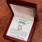 Beautiful Wife - That day I prayed for God 18k Yellow Gold Finish / Luxury Box w/LED Jewelry Giftinum