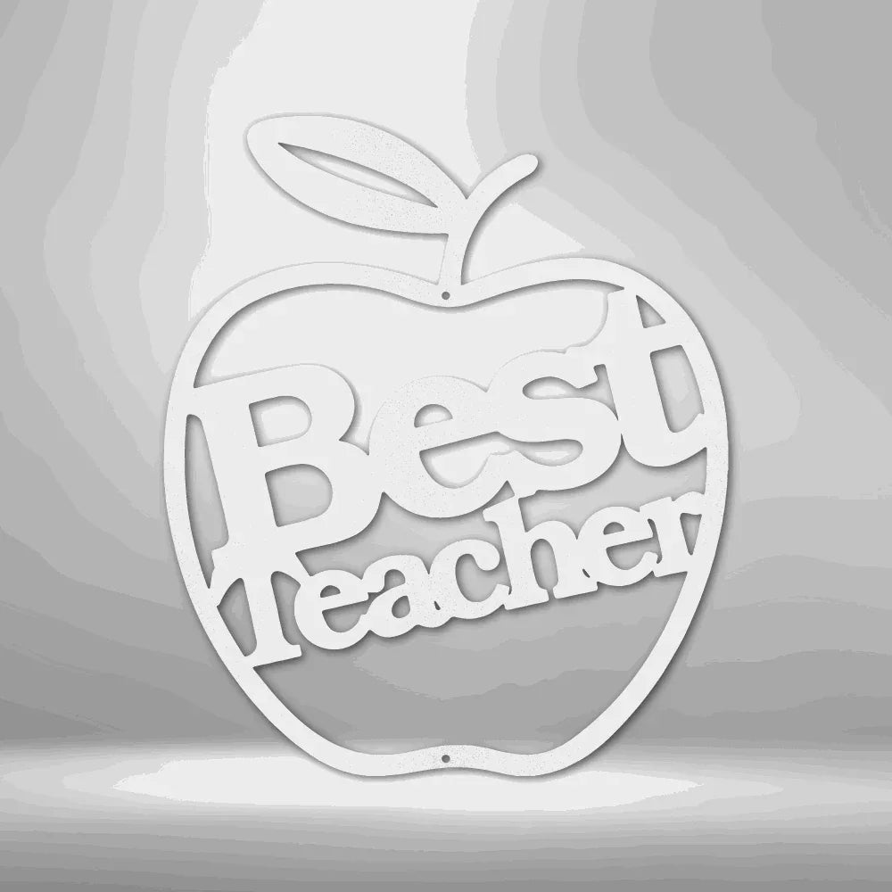 Best Teacher - Steel Sign - Giftinum