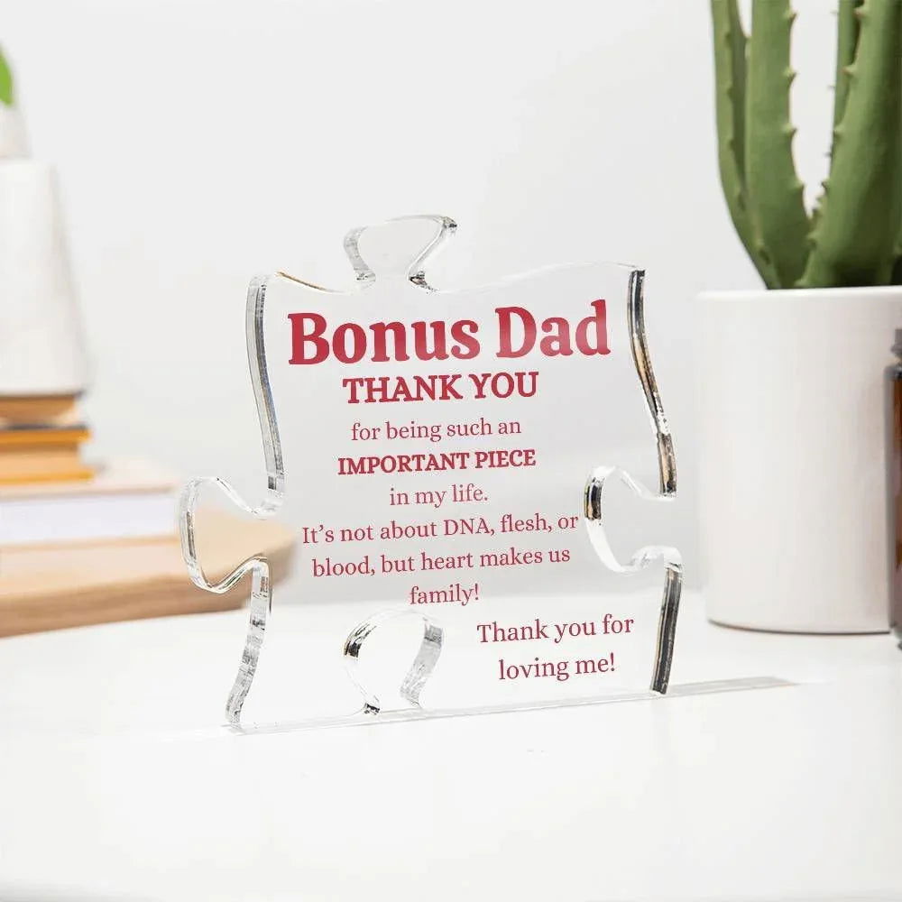 Bonus Dad Puzzle Acrylic Piece - Giftinum