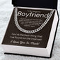 Boyfriend Cuban Link Chain Stainless Steel / Standard Box Jewelry Giftinum