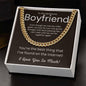 Boyfriend Cuban Link Chain Stainless Steel / Standard Box Jewelry Giftinum