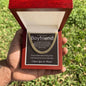Boyfriend Cuban Link Chain Stainless Steel / Standard Box Jewelry Giftinum
