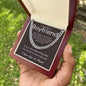 Boyfriend Cuban Link Chain Stainless Steel / Luxury Box Jewelry Giftinum