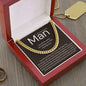 Boyfriend Cuban Link Chain 14K Yellow Gold Finish / Luxury Box Jewelry Giftinum