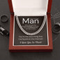 Boyfriend Cuban Link Chain Stainless Steel / Standard Box Jewelry Giftinum