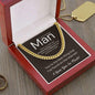 Boyfriend Cuban Link Chain 14K Yellow Gold Finish / Luxury Box Jewelry Giftinum