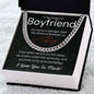 Boyfriend Cuban Link Chain Stainless Steel / Standard Box Jewelry Giftinum