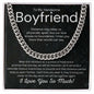 Boyfriend Cuban Link Chain Stainless Steel / Standard Box Jewelry Giftinum