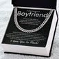 Boyfriend Cuban Link Chain Stainless Steel / Standard Box Jewelry Giftinum