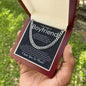 Boyfriend Cuban Link Chain Stainless Steel / Luxury Box Jewelry Giftinum