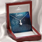 Cancer Zodiac Birthday Necklace 14K White Gold Finish / Standard Box Jewelry Giftinum