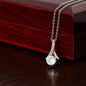 Cancer Zodiac Birthday Necklace 14K White Gold Finish / Standard Box Jewelry Giftinum