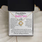 Congrats to Baby girl - How proud I am 14K White Gold Finish / Two-Toned Box Jewelry Giftinum