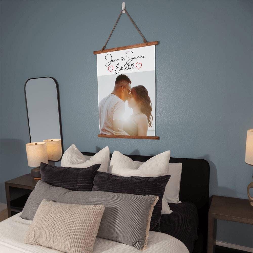 Couples Wall Framed Tapestry - Giftinum