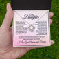 Daughter Necklace - How Much I appreciate 14K White Gold Finish / Two-Toned Box Jewelry Giftinum