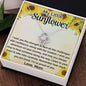 Daughter Necklace - My little sunflower Two-Toned Box / 14K White Gold Finish Jewelry Giftinum