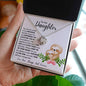 Daughter Sloth Necklace - You are the center of my Universe 14K White Gold Finish / Standard Box Jewelry Giftinum
