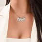 Footprint - Steel 4 Charms / Polished Stainless Steel / Standard Box Jewelry Giftinum