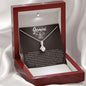 Gemini Zodiac Birthday Necklace 14K White Gold Finish / Standard Box Jewelry Giftinum
