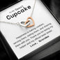 Happiness is baking cookies - Cupcake Grandchild Polished Stainless Steel & Rose Gold Finish / Two-Toned Box Jewelry Giftinum