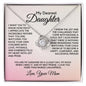 I want you to know how much - Daughter Necklace 14K White Gold Finish / Two-Toned Box Jewelry Giftinum