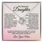 I want you to know how much - Daughter Necklace 14K White Gold Finish / Two-Toned Box Jewelry Giftinum