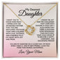 I want you to know how much - Daughter Necklace 18K Yellow Gold Finish / Two-Toned Box Jewelry Giftinum