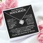 If I had one wish - Soulmate Necklace 14K White Gold Finish / Two-Toned Box Jewelry Giftinum