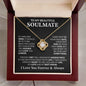 If I had one wish - Soulmate Necklace 18K Yellow Gold Finish / Luxury Box w/LED Jewelry Giftinum