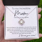 Incredible Mom - Time and distance 14K White Gold Finish / Two-Toned Box Jewelry Giftinum