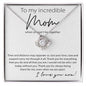 Incredible Mom - Time and distance 14K White Gold Finish / Two-Toned Box Jewelry Giftinum