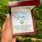Incredible Mom - Time and distance 18K Yellow Gold Finish / Mahogany Box w/LED Jewelry Giftinum