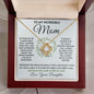 Incredible Mom Necklace - So much of me 18K Yellow Gold Finish / Mahogany Box w/LED Jewelry Giftinum