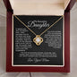 It seems like just yesterday - Daughter Necklace 18K Yellow Gold Finish / Luxury Box w/LED Jewelry Giftinum