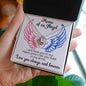 Mama of an Angel - I will hold you in my heart 14K White Gold Finish / Two-Toned Box Jewelry Giftinum