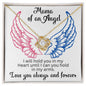 Mama of an Angel - I will hold you in my heart 18K Yellow Gold Finish / Two-Toned Box Jewelry Giftinum