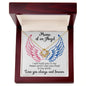 Mama of an Angel - I will hold you in my heart 14K White Gold Finish / Two-Toned Box Jewelry Giftinum